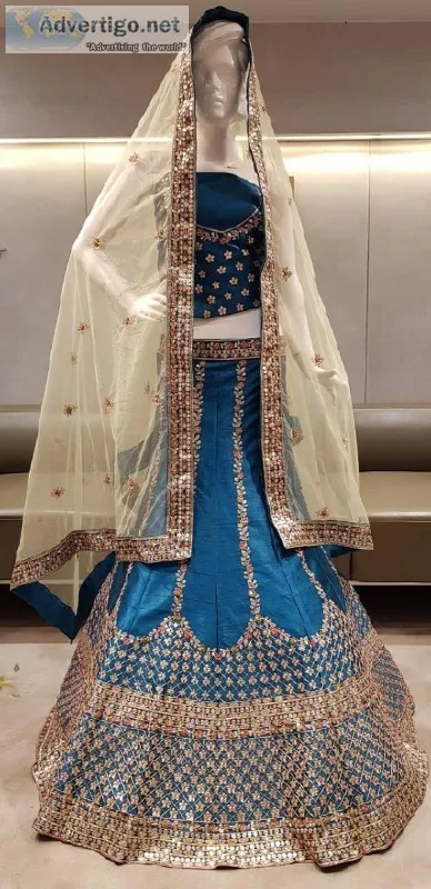 According Indian attire party wear lehengas in cheapest price in