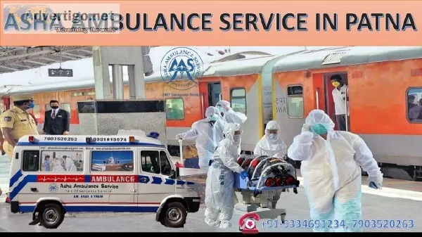 Make Sure Your Satisfaction with Train Ambulance Service in Patn