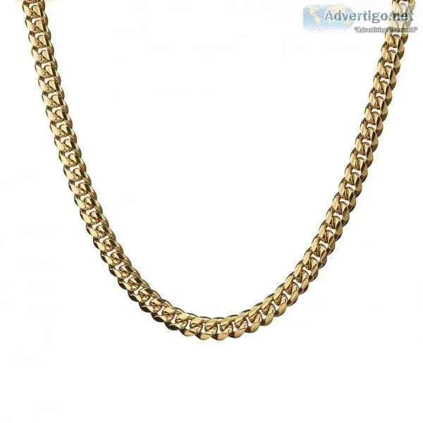 10mm 18k Gold Plated Miami Cuban Link