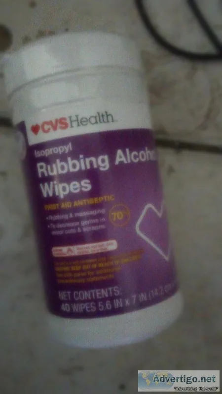 Alcohol  wipes 5 tubes