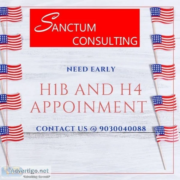 US VISA APPOINTMENT -H1 VISA and H4 Visa