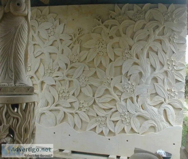 Stone Carving Panel - K.W Stone