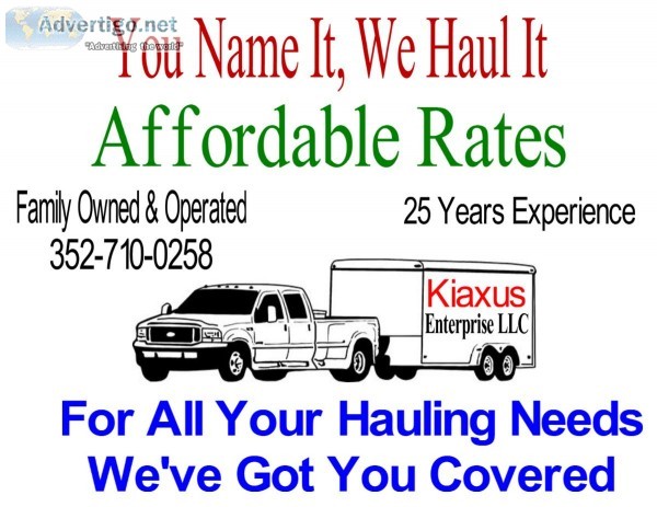 You Name It  We Haul It -- Your Urgency Is Our Top Priority
