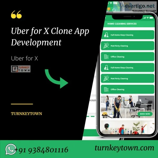 Uber for x clone script development solution