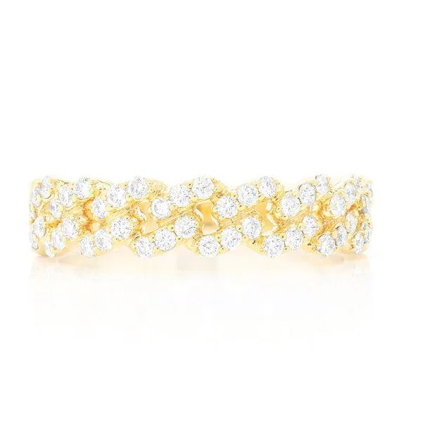 Cuban Ring 14K 0.57ctw