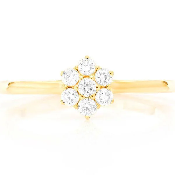 Flower Ring 14K 0.47ctw