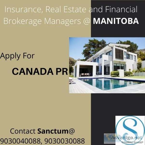 Apply for Insurance real estate and financial brokerage managers