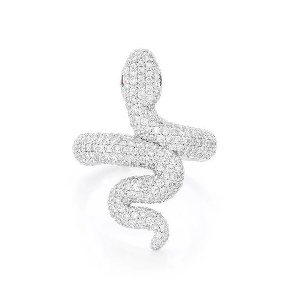 Snake Ring 14K 2.69ctw