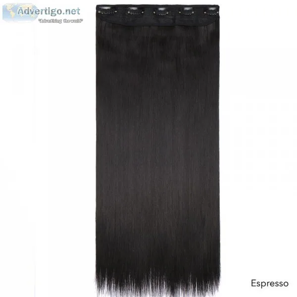 1 STRIP PREMIUM FIBER CLIP IN HAIR (STRAIGHT) 22&quot