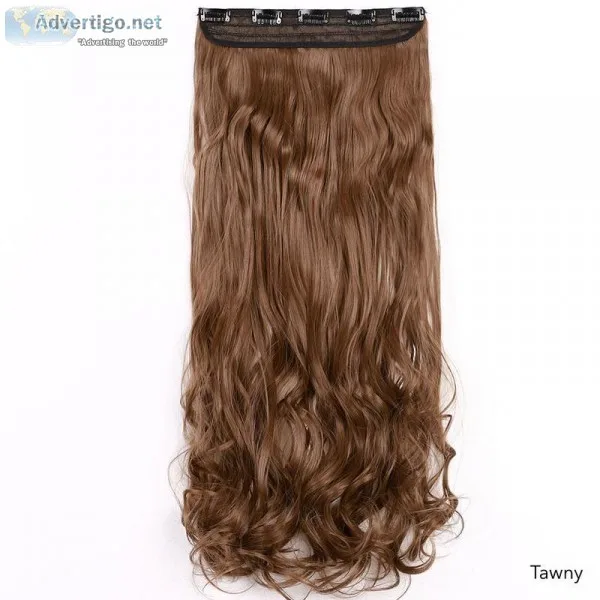 1 STRIP PREMIUM FIBER CLIP IN HAIR (WAVY) 24&quot