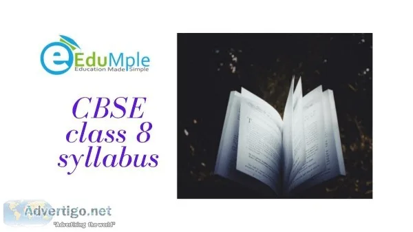 CBSE class 8 syllabus