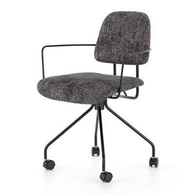 Buy Four Hands Radcliffe Desk Chair-Camargue Charcoal  Office Ch