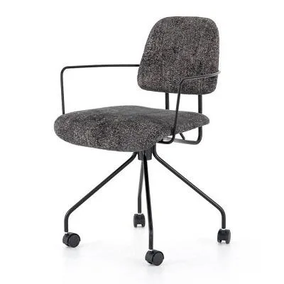 Buy Four Hands Radcliffe Desk Chair-Camargue Charcoal  Office Ch