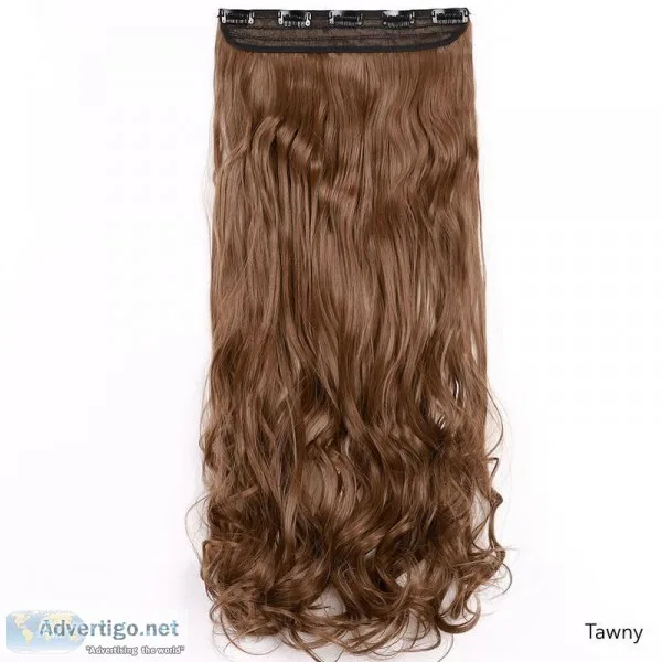 1 STRIP PREMIUM FIBER CLIP IN HAIR (WAVY) 24&quot