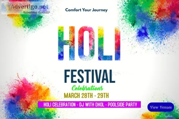Holi Celebration Packages in Jim Corbett  Holi Packages near Del