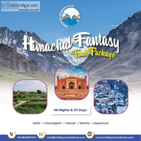 Shimla manali tour packages