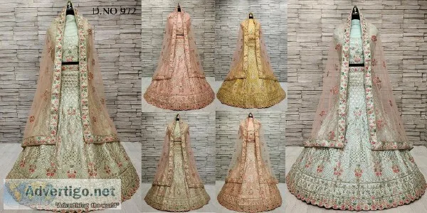 Designer Bridal Lehenga shop in Chandni Chowk.