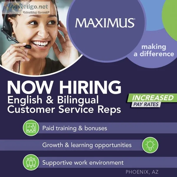Bilingual Customer Service Representative - Healthcare Phoenix A