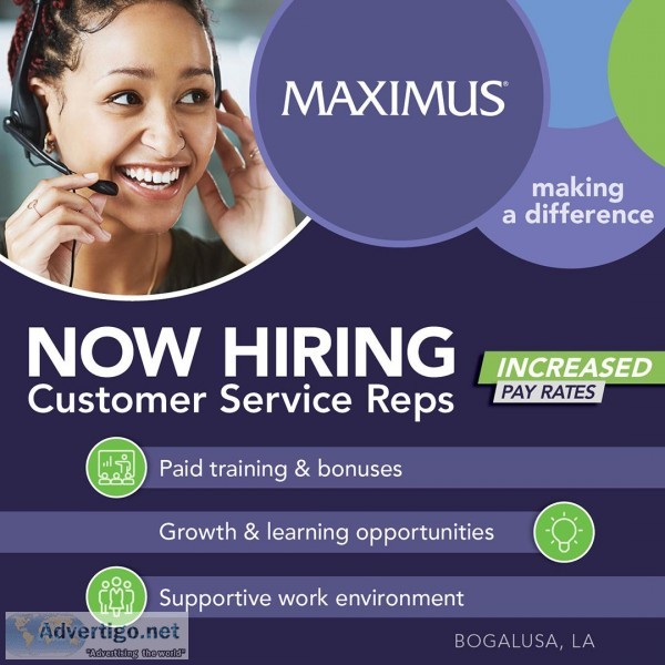 Customer Service Rep - Healthcare Program Assistance BOGALUSALA