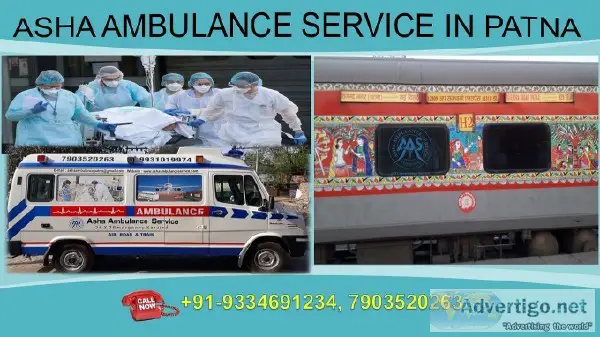 Get Heart Specialist for Long Distance in Train Ambulance Servic