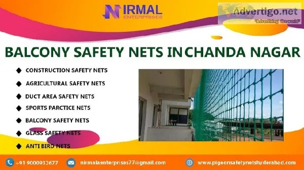 Balcony Safety Nets in Chanda Nagar