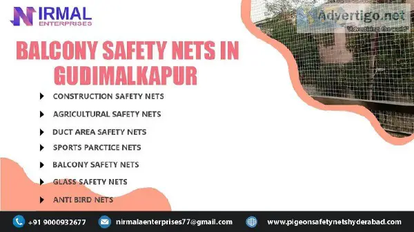 Balcony Safety Nets in Gudimalkapur
