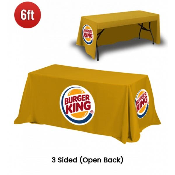 Trade Show Table Covers  Plain and Custom Printed Tablecloths
