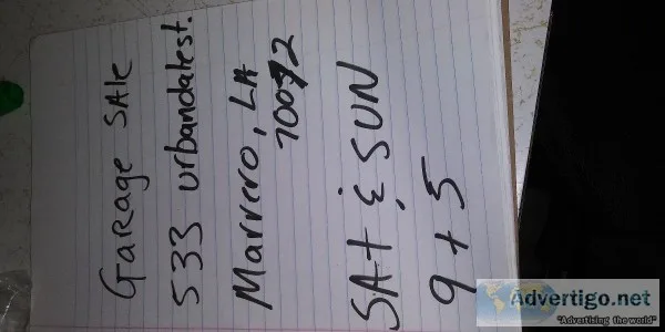 Garage sale