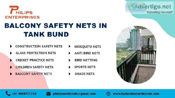 Balcony Safety Nets in Tank Bund