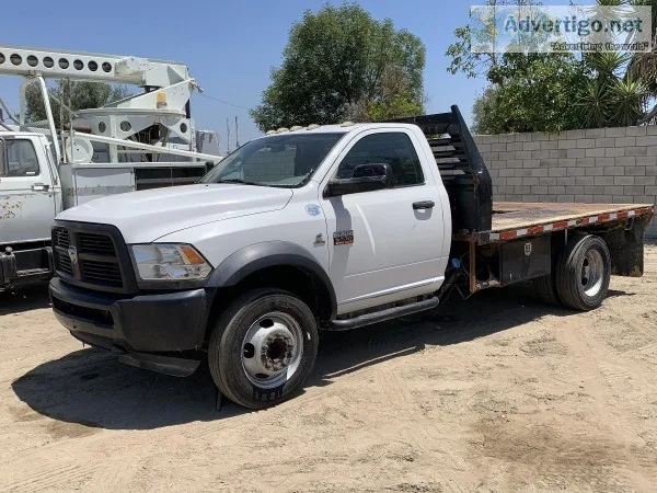 2012 DODGE RAM 5500HD FLATBED TRUCK 21505213