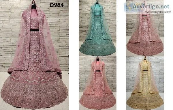 Bridal Lehenga shop in Chandni Chowk.