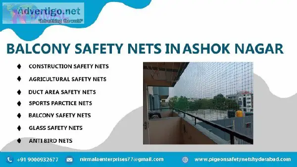 Balcony Safety Nets in Ashok Nagar