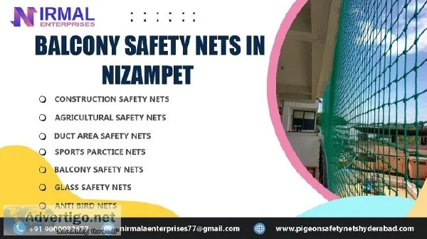 Balcony Safety Nets in Nizampet