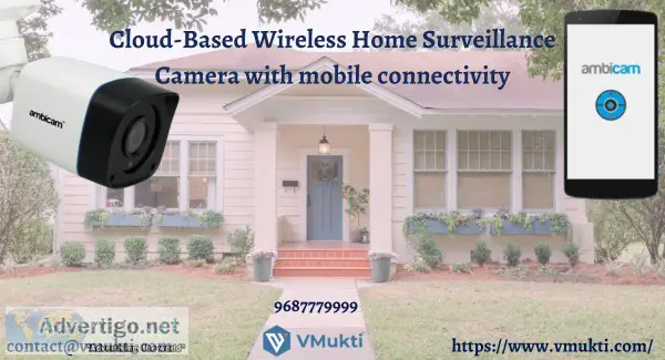 Cloud-Based Wireless Home Surveillance Camera with mobile connec