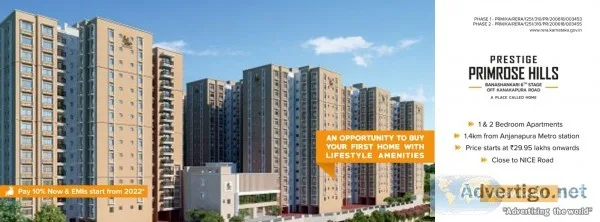 Prestige new residential apartment primrose hills