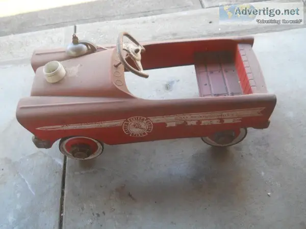 childs metal fire engine