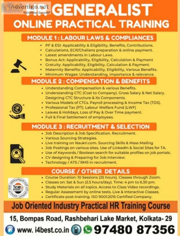 I4BEST HR TRAINING INSTITUTE