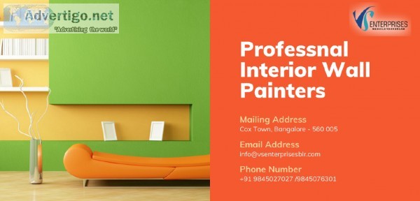 Professional Interior Wall Painters