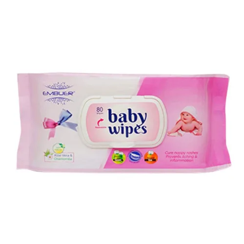 Biodegradable baby skincare wipe