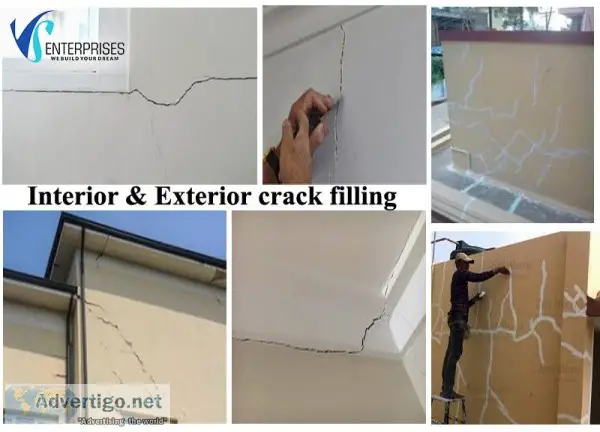 Interior Wall Cracks Waterproofing