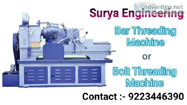 Bolt Threading Machine  TRP Machines And Tools