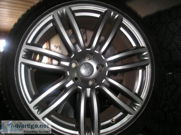 4 20 inch maserati wheels and tires