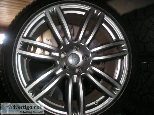 4 20 inch maserati wheels and tires