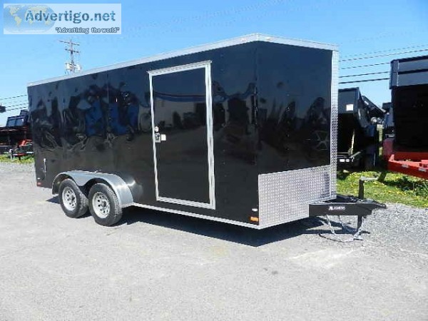 Enclosed Cargo Trailer with Side Door 17 x6 