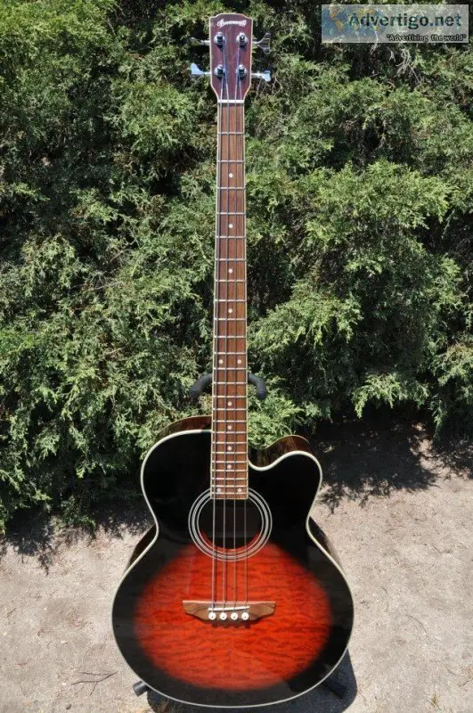 Brownsville Acoustic Electric Bass Guitar