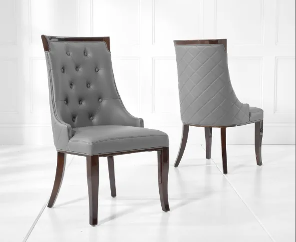 Michael Dining Room Chair in Grey (Accent Furniture) - Chic Pard
