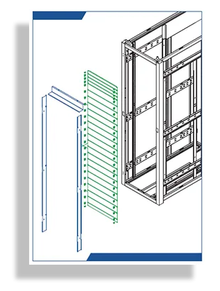 Air seal kit for server rack