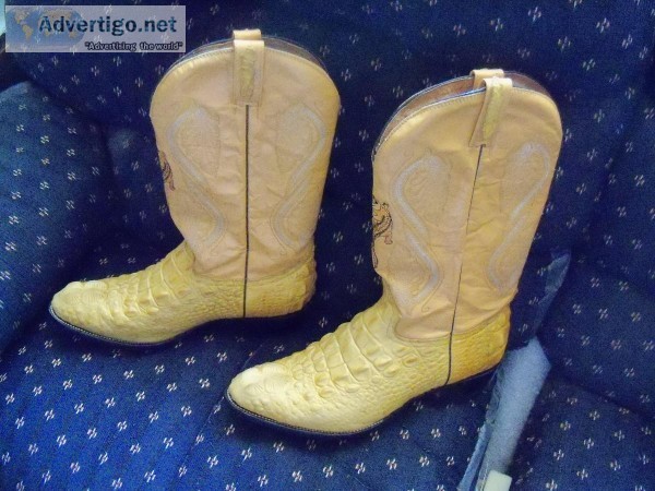 Cowboy boots - Alligator - 10 12