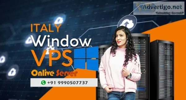 Get high signal strength italy window vps by onlive server