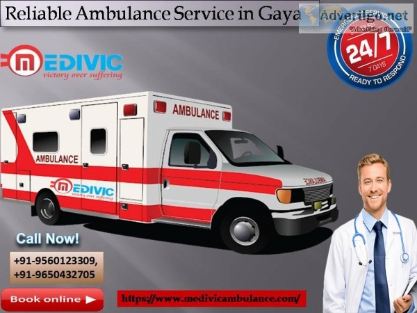 Dependable Road Ambulance Service in Gaya Bihar